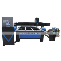 High Speed 4 Axis Metal Tube Cutter Plasma Machine with Rotary Attachment