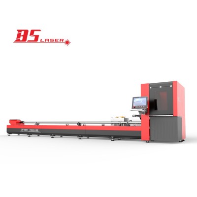 Tube Square Fiber Laser Cutting Machine Cnc Pipe Cutter Automatic Loading Unloading Metal Precise Small Diameter 10mm Turkey Dst